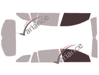 Gabarit vitrage - kit vitres avant - Buick Regal (5) Break 5 portes (2008 - 2016)