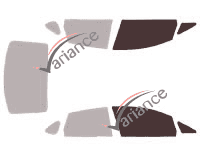 Glazing template - front window kit - Buick Verano Berline 4 doors (2010 - 2017) Glazing template - front window kit - Buick Verano Berline 4 doors (2010 - 2017)