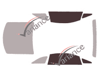 Glazing template - front window kit - Cadillac ELR Coupée 3 doors (2013 - 2016) Glazing template - front window kit - Cadillac ELR Coupée 3 doors (2013 - 2016)