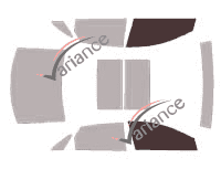 Glazing template - front window kit - Cadillac XTS 4 doors (2012 - 2019) Glazing template - front window kit - Cadillac XTS 4 doors (2012 - 2019)