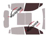 Gabarit vitrage - kit vitres avant - Changan CS15 (1) 5 portes (depuis 2018)