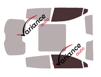Glazing template - front window kit - Changan Uni-T (1) 5 doors (since 2023)