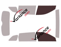 Glazing template - front window kit - Changan CS75 (1) Plus 5-door (from 2019)