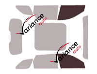 Glazing template - front window kit - Changan X-7 (1) 5-door (since 2023)