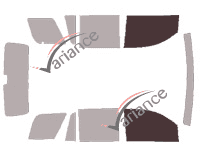 Glazing template - front window kit - Chevrolet Tahoe (4) Court 5 doors (2014 - 2020) Glazing template - front window kit - Chevrolet Tahoe (4) Court 5 doors (2014 - 2020)