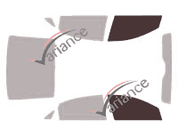Gabarit vitrage - kit vitres avant - Holden Caprice Berline 4 portes (2006 - 2017)