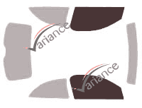 Glazing template - front window kit - Chevrolet Celta (1) 3 doors (1999 - 2005) Glazing template - front window kit - Chevrolet Celta (1) 3 doors (1999 - 2005)