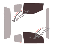 Glazing template - front window kit - Chevrolet Colorado (2) Ext Cab Pick-up 4 doors (2013 - 2023) Glazing template - front window kit - Chevrolet Colorado (2) Ext Cab Pick-up 4 doors (2013 - 2023)
