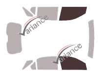 Glazing template - front window kit - Chevrolet Equinox (2) 5 doors (2010 - 2017) Glazing template - front window kit - Chevrolet Equinox (2) 5 doors (2010 - 2017)