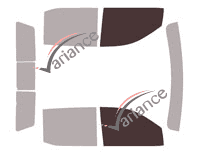 Glazing template - front window kit - Chevrolet Silverado (4) Crew Cab Pick-up 4 doors (since 2018) Glazing template - front window kit - Chevrolet Silverado (4) Crew Cab Pick-up 4 doors (since 2018)