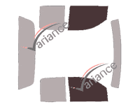 Glazing template - front window kit - Chevrolet Silverado (3) Double Cabine Pick-up 4 doors (2013 - 2018) Glazing template - front window kit - Chevrolet Silverado (3) Double Cabine Pick-up 4 doors (2013 - 2018)