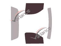 Glazing template - front window kit - Chevrolet Silverado (3) Simple Cab 2 doors (2013 - 2018) Glazing template - front window kit - Chevrolet Silverado (3) Simple Cab 2 doors (2013 - 2018)