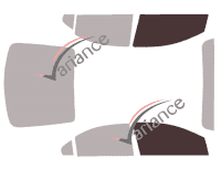 Glazing template - front window kit - Chevrolet Sonic Berline 4 doors (2011 - 2020) Glazing template - front window kit - Chevrolet Sonic Berline 4 doors (2011 - 2020)