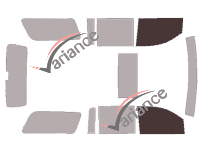 Glazing template - front window kit - Chevrolet Tahoe (4) XL 5 doors (2014 - 2020) Glazing template - front window kit - Chevrolet Tahoe (4) XL 5 doors (2014 - 2020)