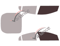 Glazing template - front window kit - Opel Ampera (2) 5 doors (2016 - 2023) Glazing template - front window kit - Opel Ampera (2) 5 doors (2016 - 2023)