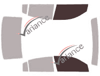 Glazing template - front window kit - Chrysler 200 (1) Berline 4 doors (2007 - 2014) Glazing template - front window kit - Chrysler 200 (1) Berline 4 doors (2007 - 2014)