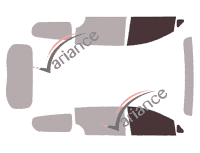 Glazing template - front window kit - Dodge Gran Caravan (6) 5 doors (2016 - 2020) Glazing template - front window kit - Dodge Gran Caravan (6) 5 doors (2016 - 2020)