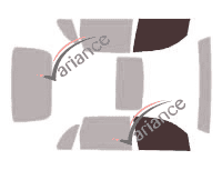 Glazing template - front window kit - Chrysler PT Cruiser 5 doors (2000 - 2009) Glazing template - front window kit - Chrysler PT Cruiser 5 doors (2000 - 2009)