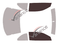 Glazing template - front window kit - Chrysler Sebring (1) Coupe 2 doors (1995 - 2001) Glazing template - front window kit - Chrysler Sebring (1) Coupe 2 doors (1995 - 2001)