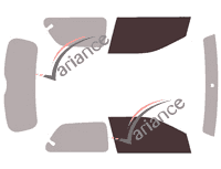 Glazing template - front window kit - Citroën Cactus (1) 5 doors (2014 - 2018) Glazing template - front window kit - Citroën Cactus (1) 5 doors (2014 - 2018)