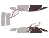 Glazing template - front window kit - Citroën DS5 5 doors (2011 - 2018) Glazing template - front window kit - Citroën DS5 5 doors (2011 - 2018)
