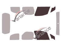 Glazing template - front window kit - Peugeot Partner (2) 4 doors (2008 - 2018) Glazing template - front window kit - Peugeot Partner (2) 4 doors (2008 - 2018)