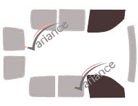Glazing template - front window kit - Peugeot Partner (1) 4 doors (1996 - 2008) Glazing template - front window kit - Peugeot Partner (1) 4 doors (1996 - 2008)