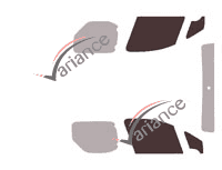 Glazing template - front window kit - Citroën Berlingo (2) Utilitaire 5/6 doors (2008 - 2018) Glazing template - front window kit - Citroën Berlingo (2) Utilitaire 5/6 doors (2008 - 2018)
