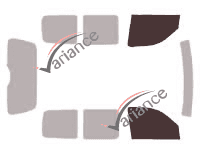 Glazing template - front window kit - Citroën Berlingo (1) 3 doors (1996 - 2008) Glazing template - front window kit - Citroën Berlingo (1) 3 doors (1996 - 2008)