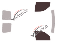 Gabarit vitrage - kit vitres avant - Citroën Berlingo (1) Utilitaire 4 portes (1998 - 2008)