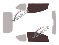 Glazing template - front window kit - Citroën C1 (1) 3 doors (2005 - 2014) Glazing template - front window kit - Citroën C1 (1) 3 doors (2005 - 2014)