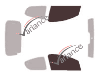 Glazing template - front window kit - Citroën C1 (1) 5 doors (2005 - 2014) Glazing template - front window kit - Citroën C1 (1) 5 doors (2005 - 2014)