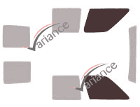 Mascherina per vetri - kit vetri anteriori - Citroën C15 Utility 4 porte (1986 - 1996) Mascherina per vetri - kit vetri anteriori - Citroën C15 Utility 4 porte (1986 - 1996)