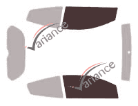Glazing template - front window kit - Citroën C2 3 doors (2003 - 2011) Glazing template - front window kit - Citroën C2 3 doors (2003 - 2011)