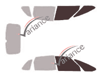 Glazing template - front window kit - Citroën C4 (1) Picasso 5 doors (2006 - 2013) Glazing template - front window kit - Citroën C4 (1) Picasso 5 doors (2006 - 2013)