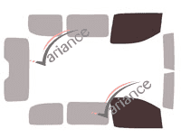 Glazing template - front window kit - Toyota ProAce (2) Compact 4/5 doors (since 2016) Glazing template - front window kit - Toyota ProAce (2) Compact 4/5 doors (since 2016)