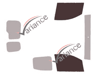 Glazing template - front window kit - Fiat Qubo (1) 5-door van (since 2008) Glazing template - front window kit - Fiat Qubo (1) 5-door van (since 2008)
