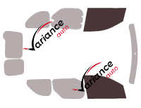 Glazing template - front window kit - Renault Express (2) 5 doors (since 2021) Glazing template - front window kit - Renault Express (2) 5 doors (since 2021)