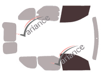 Mascherina per vetri - Kit finestrini anteriori - Renault Dokker (1) 5 porte (2013 - 2020) Mascherina per vetri - Kit finestrini anteriori - Renault Dokker (1) 5 porte (2013 - 2020)
