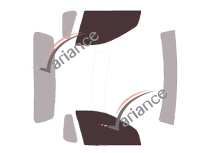 Glazing template - front window kit - Dacia Logan (1) Pick-Up 2 doors (2007 - 2014) Glazing template - front window kit - Dacia Logan (1) Pick-Up 2 doors (2007 - 2014)