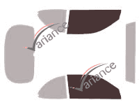 Glazing template - front window kit - Daewoo Lanos (1) 3 doors (1997 - 2003) Glazing template - front window kit - Daewoo Lanos (1) 3 doors (1997 - 2003)