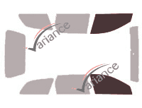 Gabarit vitrage - kit vitres avant - Chevrolet Lacetti (1) Wagon Break 5 portes (2002 - 2010)