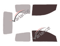 Glazing template - front window kit - Daihatsu Charade (2) 3 doors (2003 - 2008) Glazing template - front window kit - Daihatsu Charade (2) 3 doors (2003 - 2008)