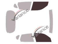 Glazing template - front window kit - Daihatsu Sirion 5 doors (1998 - 2004) Glazing template - front window kit - Daihatsu Sirion 5 doors (1998 - 2004)