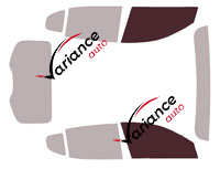 Dima di vetratura - kit finestrini anteriori - Dodge Hornet (1) 5 porte (dal 2023)