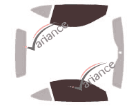 Glazing template - front window kit - Ferrari F 430 Coupé 3 doors (2004 - 2010) Glazing template - front window kit - Ferrari F 430 Coupé 3 doors (2004 - 2010)