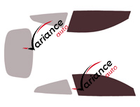 Plantilla de acristalamiento - kit de ventanilla delantera - Ferrari GTCLusso (1) 3 puertas (2016 - 2021) Plantilla de acristalamiento - kit de ventanilla delantera - Ferrari GTCLusso (1) 3 puertas (2016 - 2021)