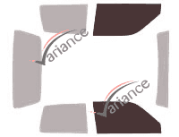 Glazing template - front window kit - Fiat Cinquecento 3 doors (1992 - 1998) Glazing template - front window kit - Fiat Cinquecento 3 doors (1992 - 1998)