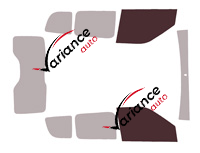 Glazing template - front window kit - Opel Combo (C) 5 doors (2011 - 2018) Glazing template - front window kit - Opel Combo (C) 5 doors (2011 - 2018)