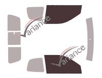 Gabarit vitrage - kit vitres avant - Fiat Strada (4) Adventure Pick-up 2 portes (2007 - 2019)